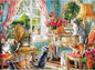 Puzzles for Adults 500 Pieces,Cute Cats Puzzle for Adults,Cozy House & Kittens Jigsaw Puzzles,Recyclable Cardboard Puzzles for Seniors Kids Teen,Puzzle for Family Game Nights, 20.5x15 in