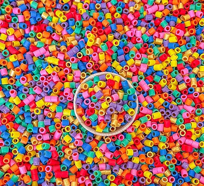 4 Cups of Rainbow Ditalini Pasta Sensory Bin Filler For Sensory Table