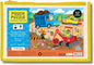 Mudpuppy Construction Site – 12 Piece Puzzle with Reusable Zipper Pouch Featuring Colorful and Fun Illustrations of Vehicles and Animals Workers Perfect for Easy Storage and Travel
