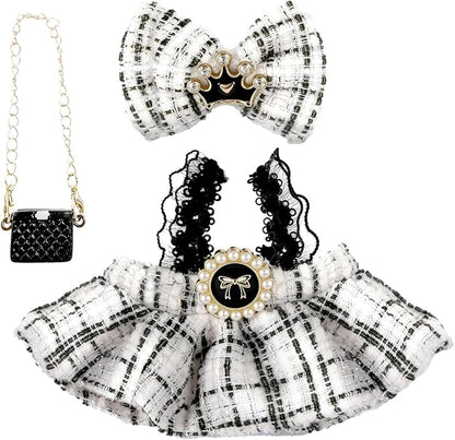 Clothes for LA BUBU 17cm Doll (NO Doll),Outfit for LABUBU,Clothes Set for LA BUBU Dress Up,Accessories for LA BUBU