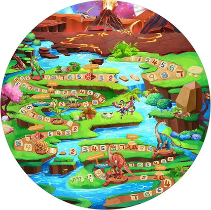 Wilwolfer Dinosaur Tent for Kids: Dinosaur Toys for Kids-Outdoor Toys for Toddlers-Great Gift for Boys and Girls