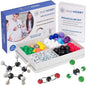 OLD NOBBY Organic Chemistry 239 Piece Model Kit - Molecular Model Kit with Atoms, Bonds, Instructional Guide, Bond Removal Tool, and Bonus Molecular Stencil