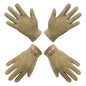 HANDLANDY Kids Genuine Leather Work Gloves for ages 3-11, Children Gardening Gloves for Boys, Girls (Large (age8-11), 2 pairs)