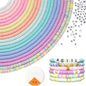 ADIIL 7200pcs Clay Beads Bracelet Making Kit, 6mm Polymer Heishi Beads for Jewelry Making, Friendship Bracelet Kit Birthday Gift for Adults Colorful