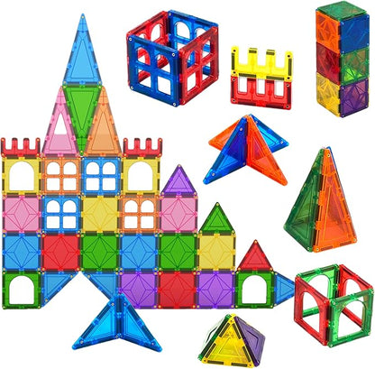 Magnet Tiles Building Blocks for Kids 32 Pieces Magnetic Educational Learning STEM