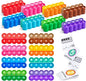Joycat Ten-Frame Math Learning Tools for Elementary-24 Ten Frames and 20 Task Cards Math Counting Game for Preschool Kindergarten Classroom Learning Activities Kids Ages 3-5