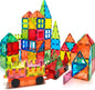100PCS Magnetic Tiles Blocks for Kids Ages 3-5 4-8 with 2 Cars,STEM Learning Educational Preschool Magnet Building Toys for Toddlers,Christmas Birthday Gifts Toys for 3 4 5 6 7 8+ Year Old Boys Girls