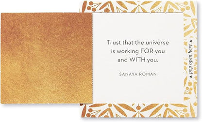 Compendium ThoughtFulls Pop-Open Cards — 4-Pack of Believe, Shine, Holiday Cheer, Merry Christmas — 120 Pop-Open Cards, Each with a Different Message Inside