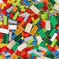 Classic Bulk Bricks Compatible with Lego Baseplate, Building Blocks in Random Color, Kids Creative Set, Mixed Shape