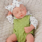 Girl 12.2 Inch, Full Silicone Baby Doll, Realistic Baby Dolls, Realistic Veins & Sleeping Pose, Not Vinyl, Reborn Baby Dolls Silicone Full Body, Gift Set