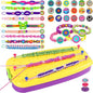 Gift for Girl 7 8 9 11 12 Year Old, Friendship Bracelet Making Kit Toys, Arts and Crafts for Kids Age 8-12, Best Birthday Present Top Popular DIY Jewelry Bracelet String Maker