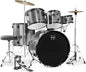 Best Choice Products 5-Piece Full Size Complete Adult Drum Set w/Cymbal Stands, Stool, Drum Pedal, Sticks, Floor Tom - Silver Sparkle