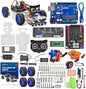 OSOYOO Robot Rc Smart Car DIY Kit to Build for Adults Teens with Servo Power Steering Motor, WiFi, Bluetooth, Code Programmable Compatible with Arduino