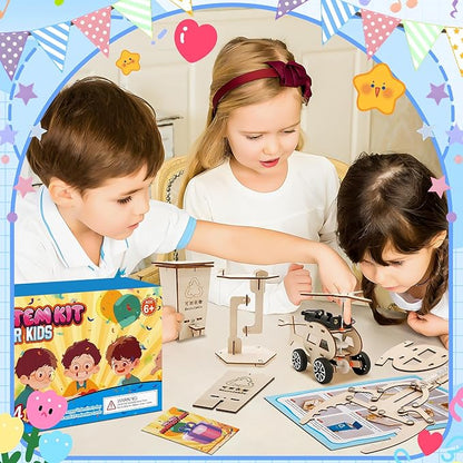 24 Pcs Halloween Party Favors for Kids Age 6-10, Treasure Box Toy Stem Kit Party Favors Science Kits for Boys girls STEM Toys for Kids Age 6 7 8 10 12 13 Classroom Giveaways, Carnival Prizes Toy, Birthday Treats, Party Supplies