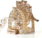 3D Wooden Puzzles for Adults: 3D Puzzle Light-Up Ferris Wheel with Music Box - 222psc Wooden Puzzles Model Building Kits Fun Gifts for Adult with Storage Box - Hobbies for Men Women