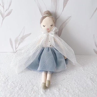 MON AMI Princess Doll Estelle – 15”, Soft & Elegant Stuffed Plush Princess Doll, Use as Toy or Room Decor, for Kids of All Ages
