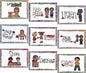 Alpurple 9 Pcs A4 Classroom Rules Posters, Preschool Class Rules Poster, Classroom Rule Behavior Educational Posters, Good Habits Manners Chart for Preschool and Primary school Supplies
