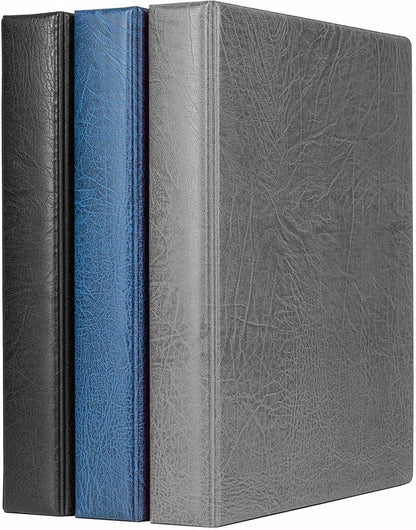Lighthouse - Coin Album Set with ENCAP 5 Pages for Quadrum Snaplocks, Fits 100 2"x2" Coin Holders - Blue