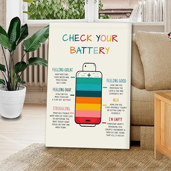 BFXLMKI Emotional Regulation, Feelings Chart, Emotions Poster, Mental Health, Zones of Regulation, Calm Corner, Feelings Check-in for Kids Teens Frame-style 20x30inch(50x75cm)
