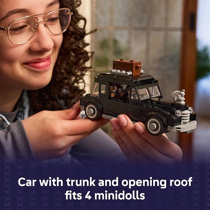 LEGO Wednesday Morticia’s Cottage Building Toy - Pretend Playset with Buildable Car for Kids, Ages 10+ - W/Morticia, Lurch, Bianca, & Wednesday Addams Minidolls - Gift Idea for Girls & Boys - 76786