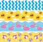 BeYumi Summer Beach Border Trim - 80Pcs Summer Wave Beach Pool Bulletin Board Borders Back to School Border Trim Decor Classroom Office Chalkboard White Board Poster Summer Holiday Party Decoration