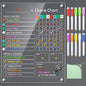 Acrylic Magnetic Chore Chart for Kids, 9.5"x12" Behavior Reward Responsibility Chart for Kids/Teens/Adults Chore Chart for Multiple Kids, Reusable Chore Checklist & Responsibility Tracker (1 Pack)