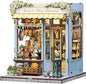 Book Nook Kit, DIY Miniature House Kits for Adult and Teens, Dollhouse Tiny Booknook Garden House Bookshelf, DIY Craft Gifts for Family and Friends (Anna's Blue Blossom)