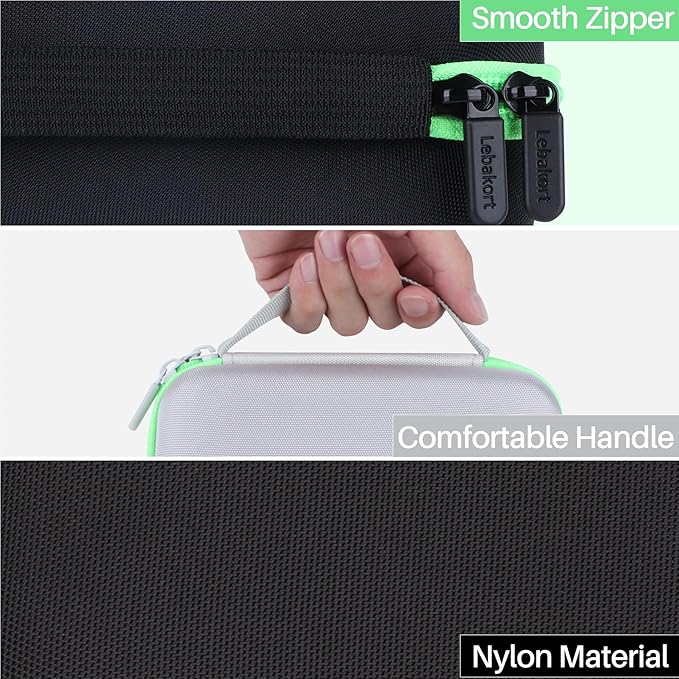Storage Case Compatible with LeapFrog Magic Adventures Binoculars (Black+Apple Green Case)