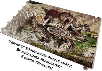 Fossil Canyon Deluxe Edition | Dinosaur Paleontology Family Game | Play Competitively, Cooperatively, or Solo | 1-6 Players, Ages 6 and Up | Field Museum Science Booklet Included