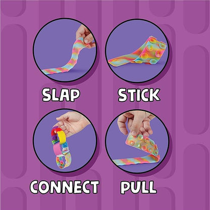 BUNMO 6 Pack of Sensory Suction Toys - Travel Toy - Fidgets for Kids - Engaging Creative & Imaginative Play - Sensory Toys for Children 3+