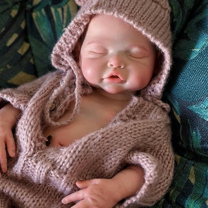 OtardDolls 18 Inch Realistic Reborn Soft Full Silicone Girl Baby Doll Handmade Real Looking Set