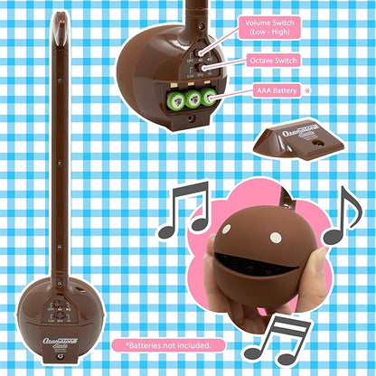 Otamatone Japanese Electronic Musical Instrument Portable Music Synthesizer from Japan by Maywa Denki Studio Award Winning, Educational Fun Gift for Children Teen Adult - Chocolate Strawberry Mint Set