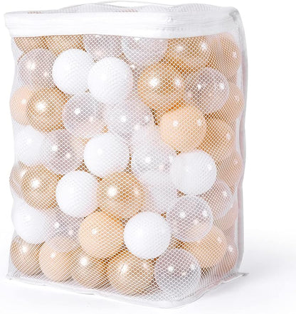Realhaha Ball Pit Balls 50 100 200 500 Play Balls Plastic Balls for Baby Girls Toddlers Kids Play Tent Pool Playhouse Playpen Party Decoration