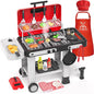 86PCS Kids Play Kitchen Toys: 2025 Kids Grill Playset with Smoke, Sound, Light, UV&Water Color-Changing Play Food, Pretend Kids Kitchen Playset, Interactive BBQ Outdoor Toys, Birthday Gift for Toddler