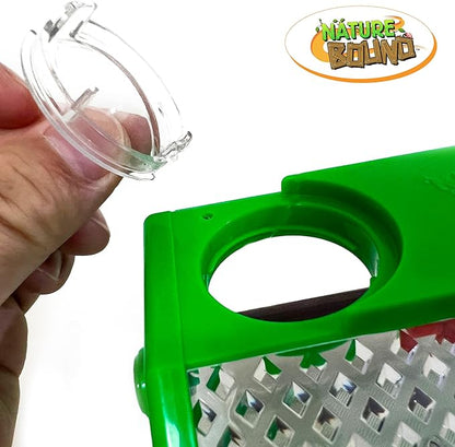 Nature Bound Bug Catcher Toy, Eco-Friendly Bug Vacuum, Catch and Release Indoor/Outdoor Play, Ages 3 to 12, Green, Complete Kit for Kids, Includes Capture Core with Magnification