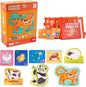 TOI Leveled Puzzles for Kids Aged 2 and Up, Toddler Puzzle Preschool Learning Jigsaw Puzzles, Large Pieces Educational Game for Boys Girls, Classic Education Step 1