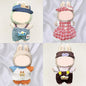 4 Pack—17cm Doll Clothes,Premium Doll Outfit with Accessories,Doll Princess Skirt,Cute Clothes Outfit for 17cm Dolls,End Dolls Fashion Clothing Set(No Dolls and Shoes) (Set V)