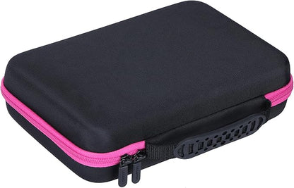 Storage Case Compatible with Leapfrog LeapPad Academy/LeapPad Ultimate/Epic Academy Edition 7-Inch Touchscreen Learning Tablet (Black + Pink Case)