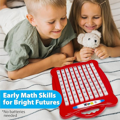 Small World Toys Multiplication Machine, Push Button Multiplication Game Board for Kids 3+, Kindergarten Math Learning & Education Toys, Math Game for Home School Classroom, Gifts for Kids