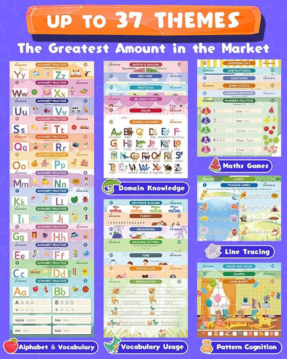 Search and Find Book, and Handwriting Practice & Tracing Books for Kids 3-8 - 50+ Travel Games for Car and Airplane, Preschool Learning Activities, Kindergarten Workbooks, Gift for Kids