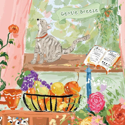 MOMIBOOK Puzzles for Adults 1000 Pieces Jigsaw Puzzles of Gentle Breeze, Twinkle Laminate Painting Image Desktop Pzulles Difficult Challenging Impossible Puzzle Unique Christmas Birthday Gifts