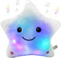 BSTAOFY 13'' Light up Musical Twinkle Star Plush Pillow, Soft Creative Lullaby Glowing Singing Star Plush Toy, Birthday for Kids Toddlers Boys Girls, White