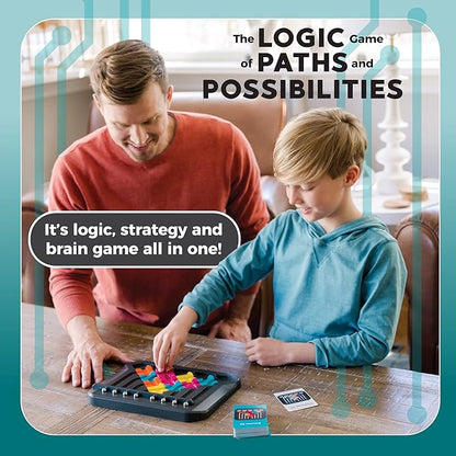 MindWare Marble Circuit Puzzle, Logic Game with 64 Challenges, Brainteaser Game for Ages 8 & Older