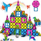 250 PCS 3D STEM Educational Magnetic Tiles for Kids Magnetic Blocks for Kids Magnetic Building Blocks Set