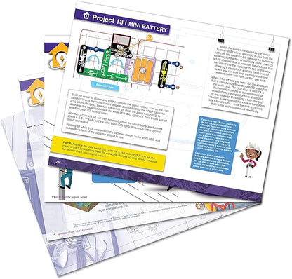 Snap Circuits Elenco My Home Electronics Building Kit for Kids Ages 8 and Up