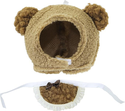 Cute Animal Fashion Set for 17cm Dolls, (Clothing Only, Doll Not Included) Clothing Accessories, Animal Camouflage Clothes, for Replacing Doll Clothes (Bear2)