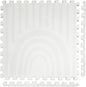 Play Platoon Non-Toxic Large Kids Play Mats for Floors, 9 Tile 72 x 72 inch - Extra-Thick Interlocking Comfortable Cushiony 24 x 24 in. Puzzle Mat with Border, Neutral Playmat Rug for Toddlers