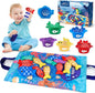 Montessori Fishing Game for Toddlers 1-3, Cloth Fishing Toys for Toddlers with Stacking Cups Educational Learning Toys - Number Counting, Color Sorting, Baby Sensory Toy for 6-12 Months, Baby Gifts