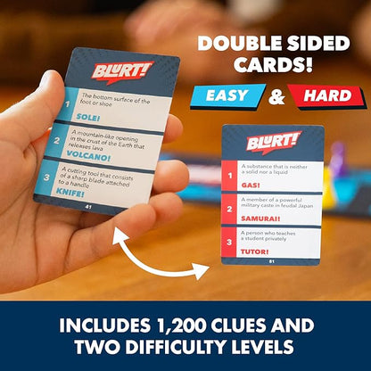 Educational Insights Blurt! The Think Fast, Shout-it-Out Party Game - Family Games for Kids and Adults, Board Games for Family Night, Fun Word Game for Ages 7+