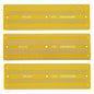 3pcs 6.8"x2.05" Breadboard Solderable Prototype PCB Board Kit for Electronics Projects Compatible for DIY Soldering Circuits Projects Prototype Board,Yellow